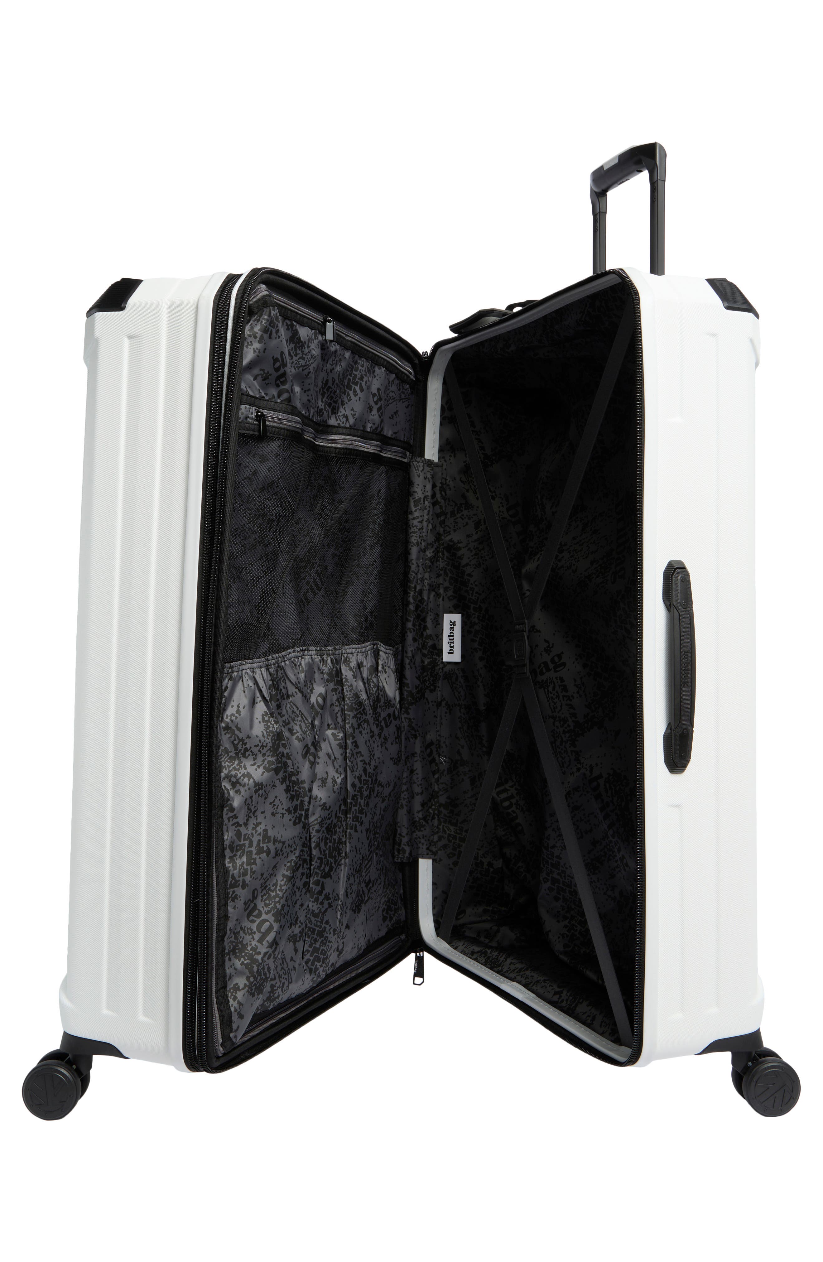 Britbag Stonesfields 31-Inch Hardside Spinner Luggage, Alternate, color, White