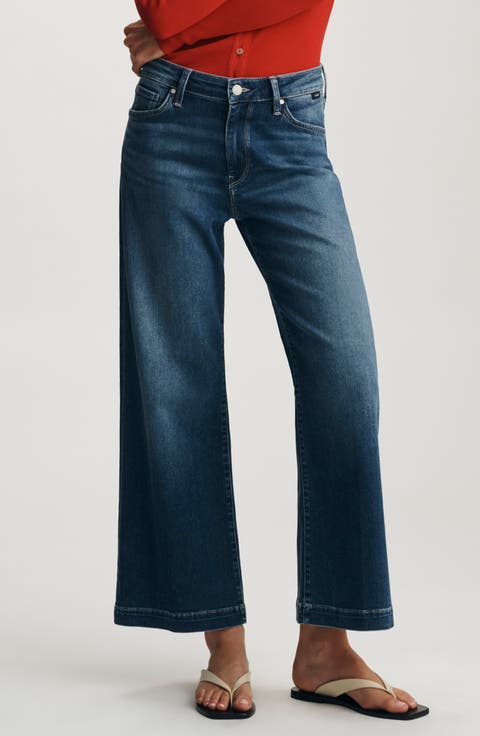 Paloma Mid Rise Wide Leg Jeans