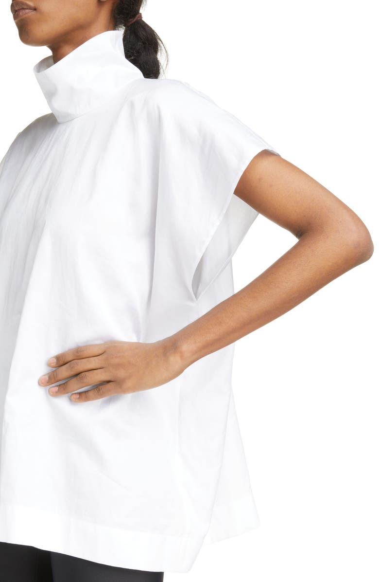 Balenciaga Hotel Logo Cotton Top, Alternate, color,