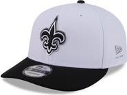 New Era Men's New Era White/Black New Orleans Saints 2026 NFL Draft Pre-Curved 9FIFTY Snapback Hat