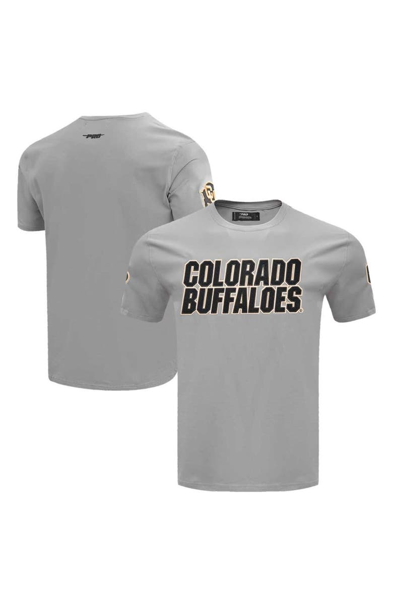 PRO STANDARD Men's Pro Standard Gray Colorado Buffaloes Classic Wordmark T-Shirt, Main, color, 