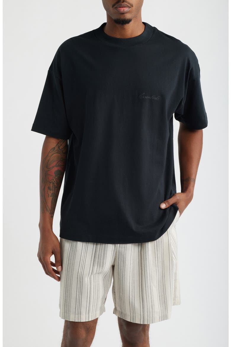 Classic Cotton Logo T-Shirt, Main, color, VINTAGE BLACK
