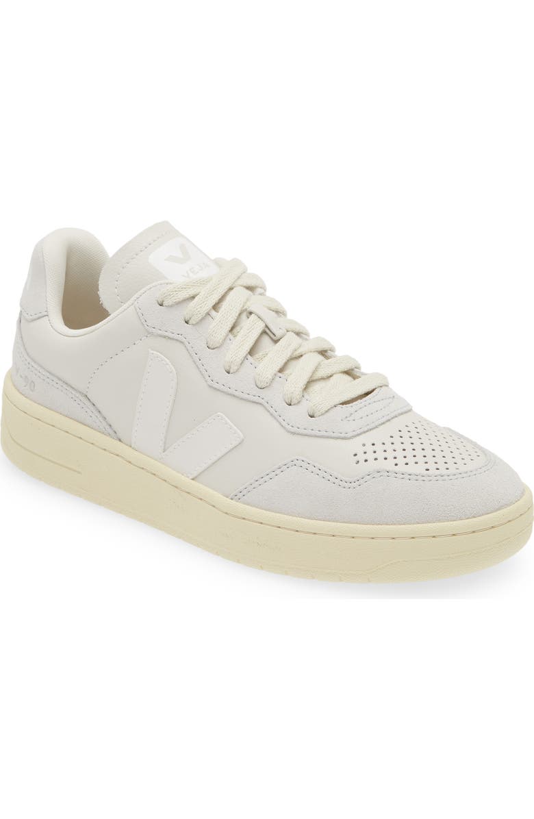 Veja V-90 Leather Sneaker, Main, color,