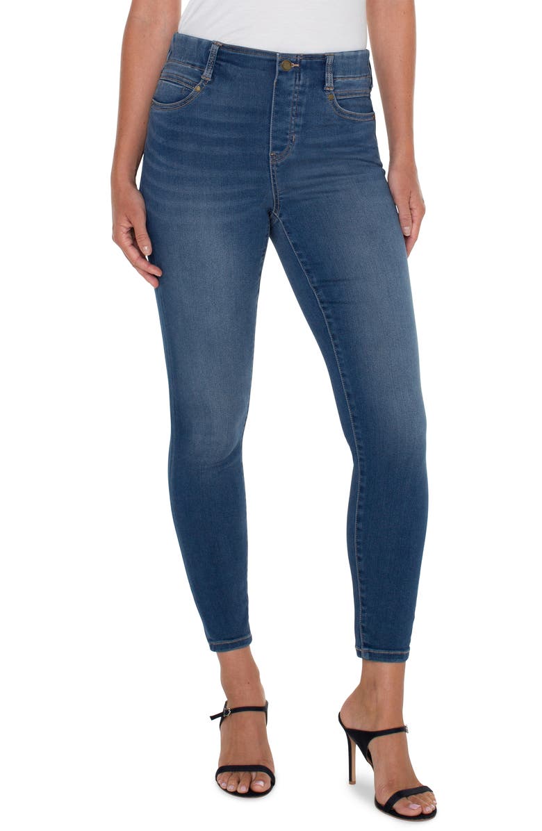 Liverpool Los Angeles Gia Forever Fit Pull-On Ankle Skinny Jeans, Main, color, 