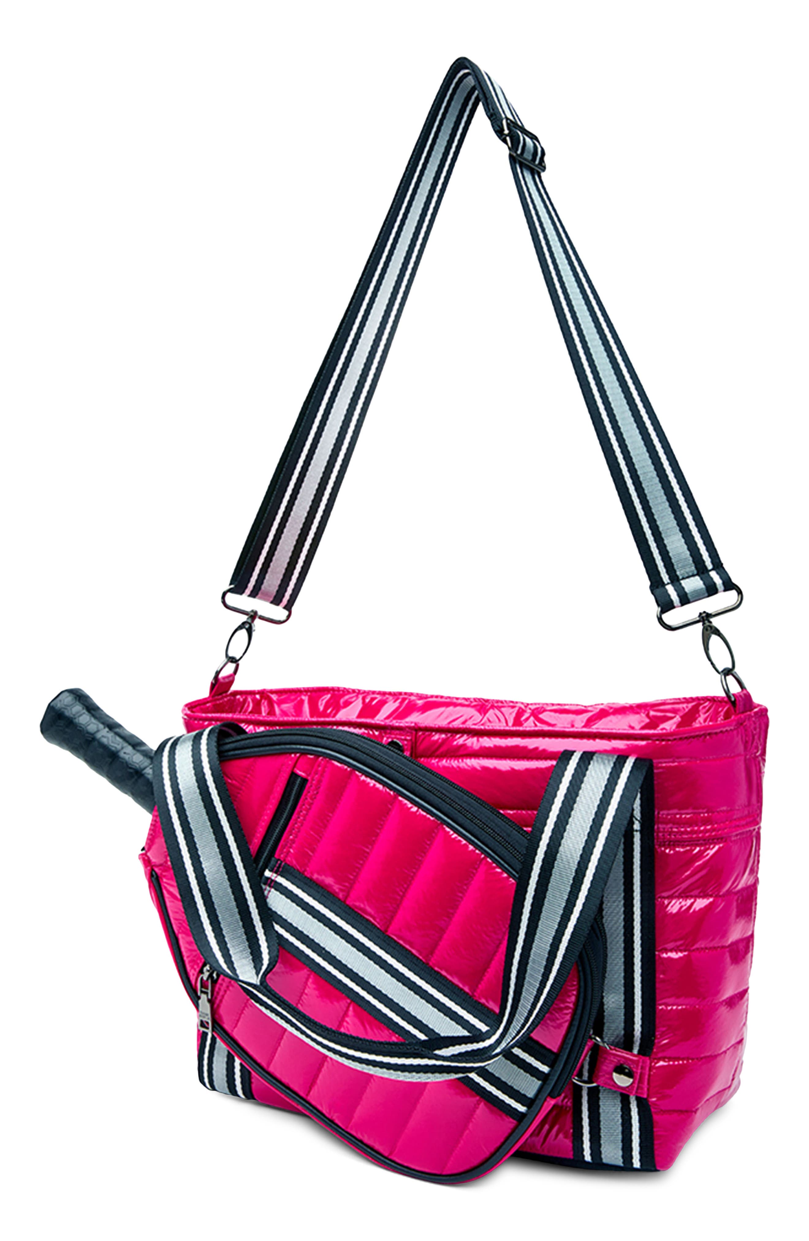 THINK ROYLN Ace of the Court Pickleball Bag, Alternate, color, Glossy Fuchsia