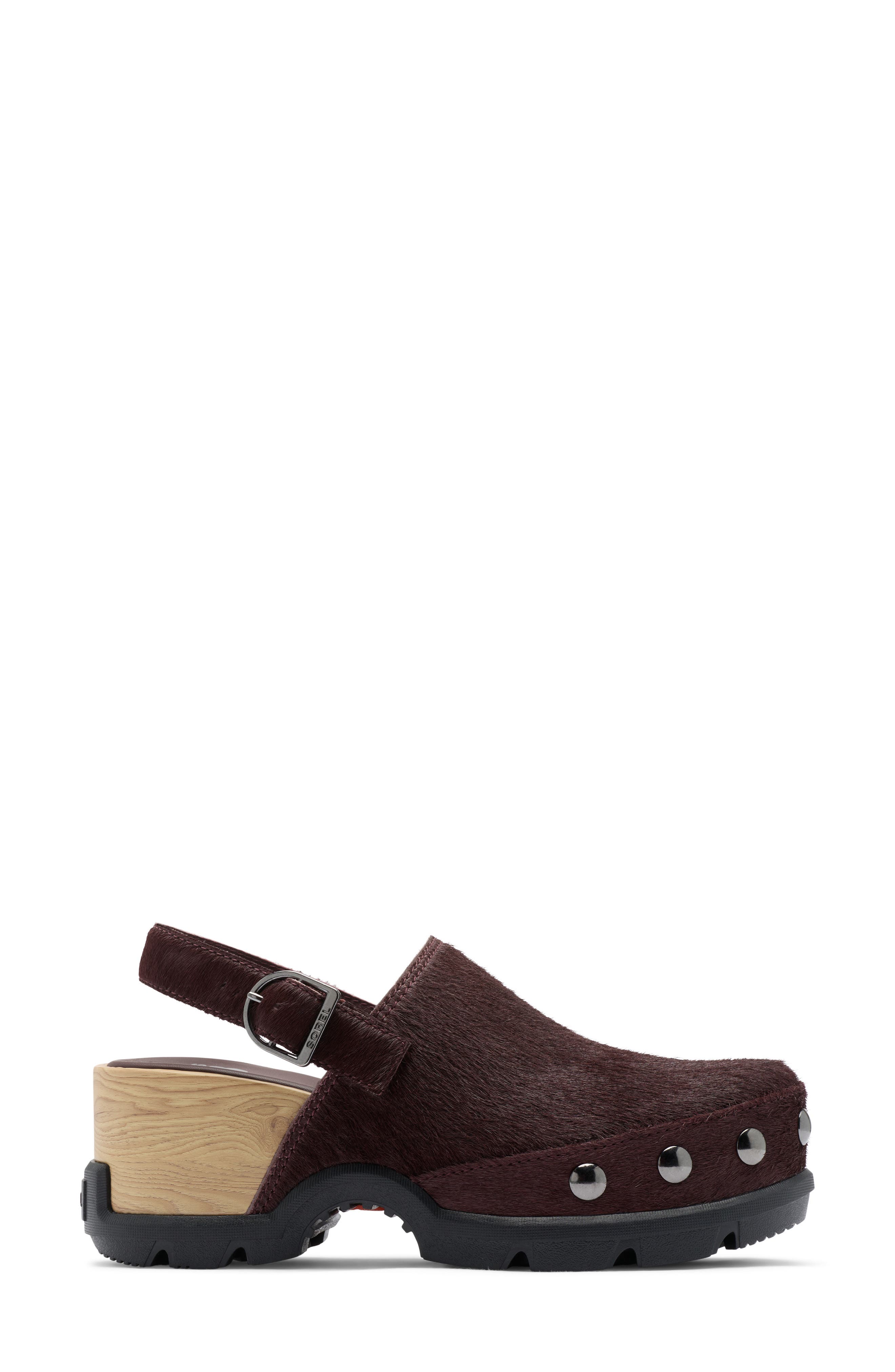 Roam N Clog Mod Platform Clog, Alternate, color, RED LODGE/ BLACK