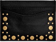 Rebecca Minkoff Mab Studded Leather Card Case