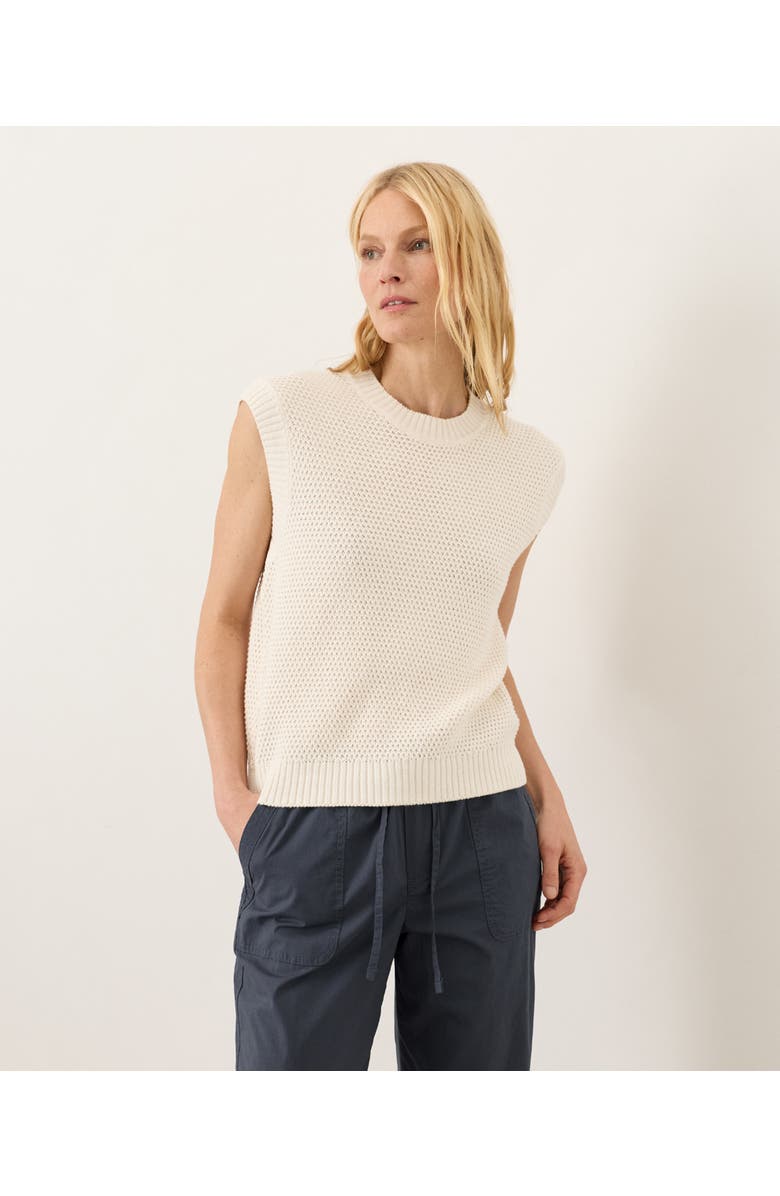 Pact Organic Cotton Shoreline Relaxed Shell, Main, color, Cream