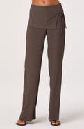 ASTR the Label Kyara Tie Waist Straight Leg Pants