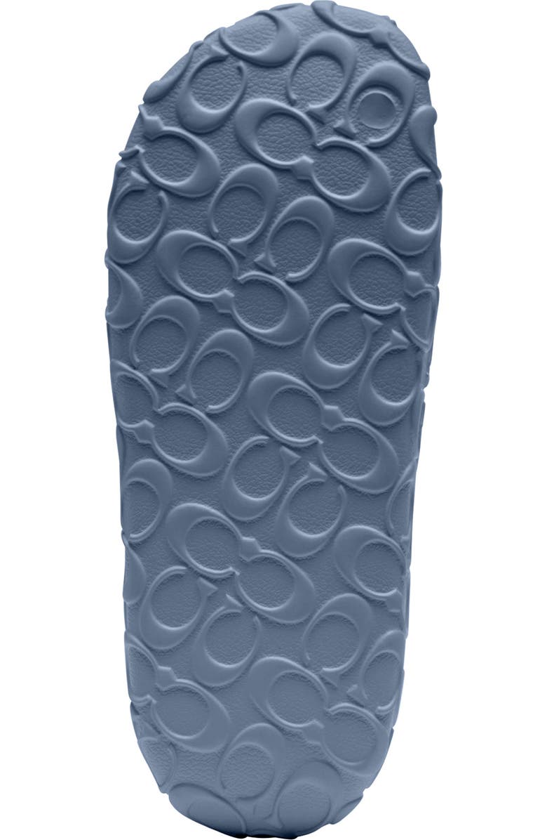 COACH Bay Slide Sandal, Alternate, color, Light Denim