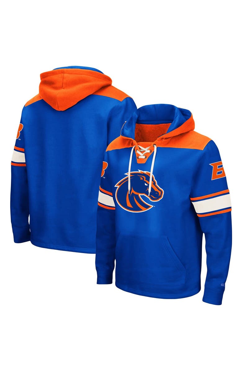 COLOSSEUM Men's Colosseum Royal Boise State Broncos 2.0 Lace-Up Pullover Hoodie, Alternate, color, Royal