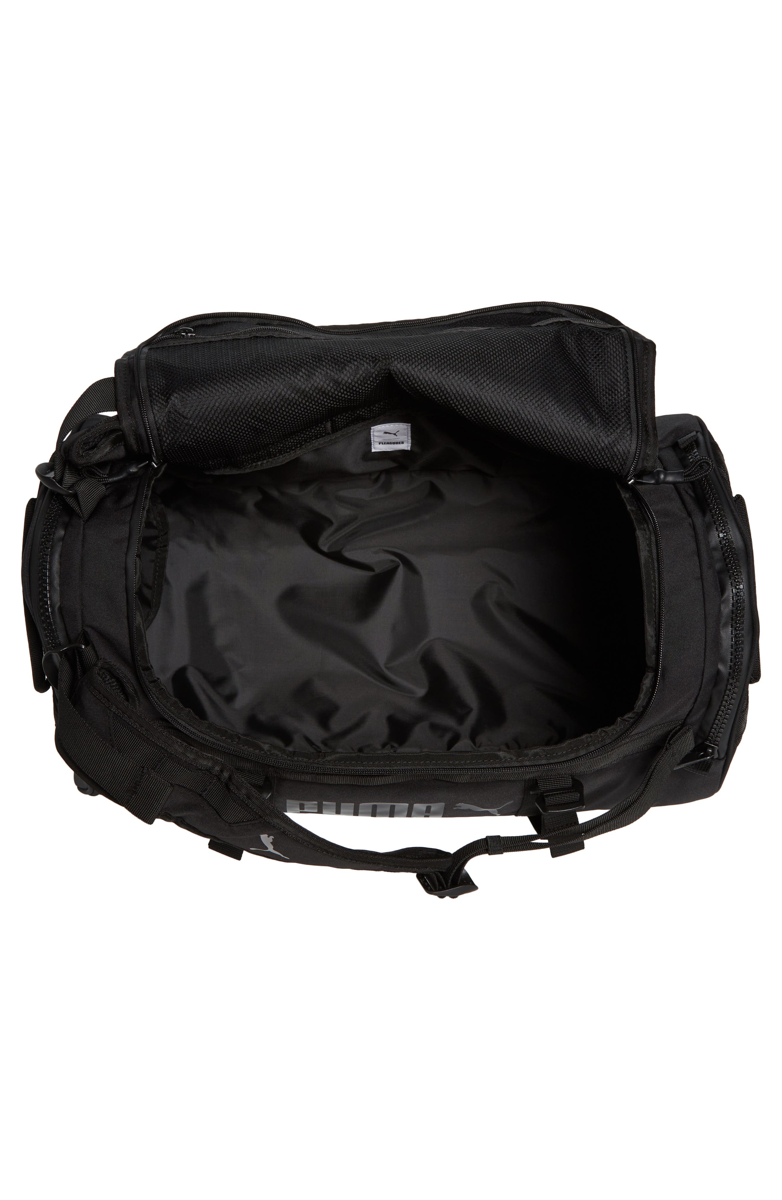PUMA x PLEASURES Duffle Bag, Alternate, color, 