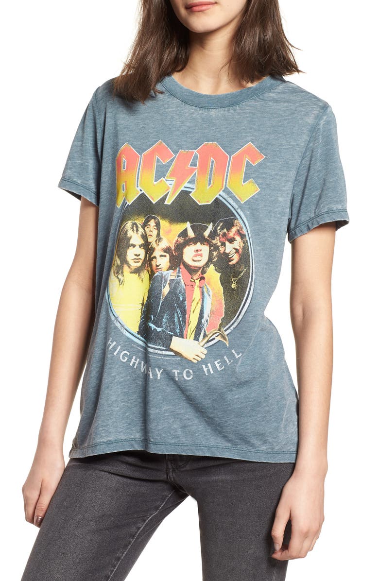 Mimi Chica AC/DC Highway to Hell Tee, Main, color, 