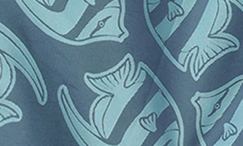 Scotch & Soda Low Tide Swim Trunks In Sargasso Sea