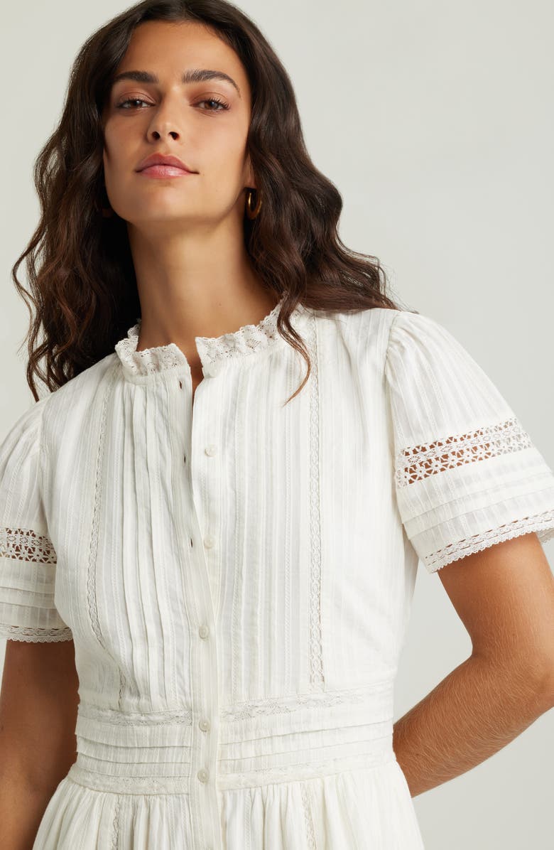 Treasure & Bond Lace Trim Maxi Dress, Alternate, color, 