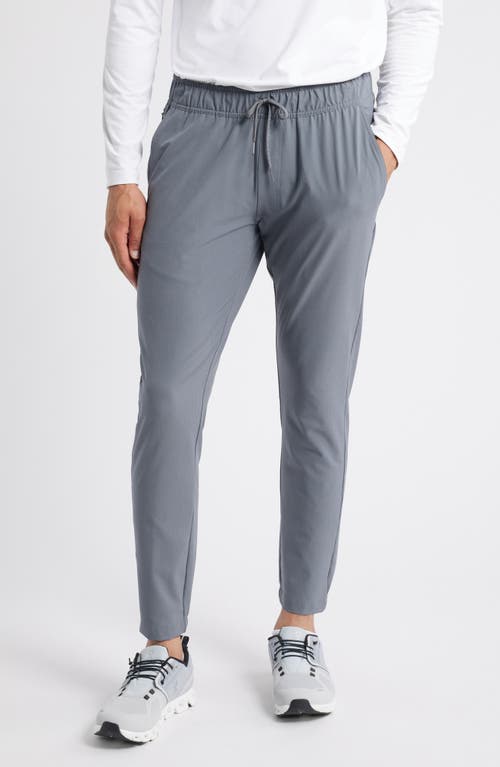 Travismathew 2.0 Travel Pants In Grey Pinstripe