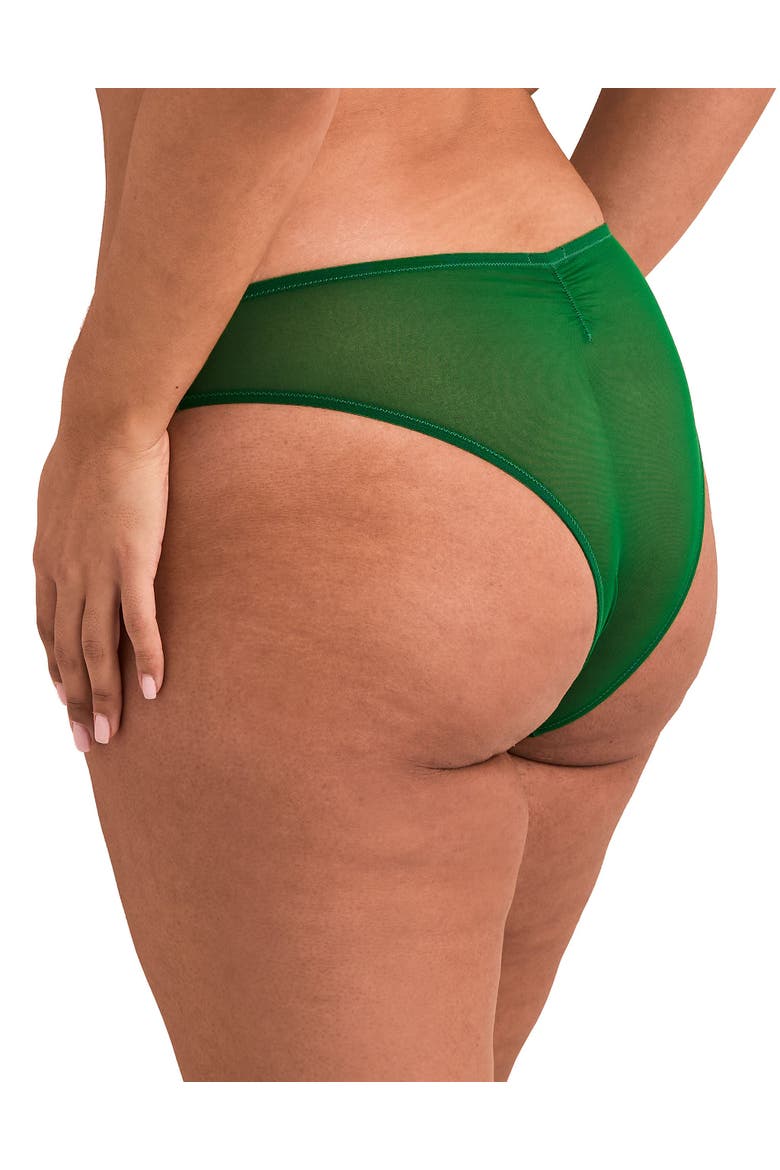 Libi Cheeky Panties, Alternate, color, Dark green