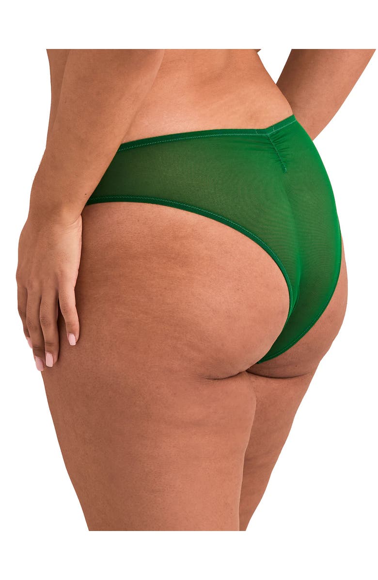 Adore Me Libi Cheeky Panties, Alternate, color, Dark Green
