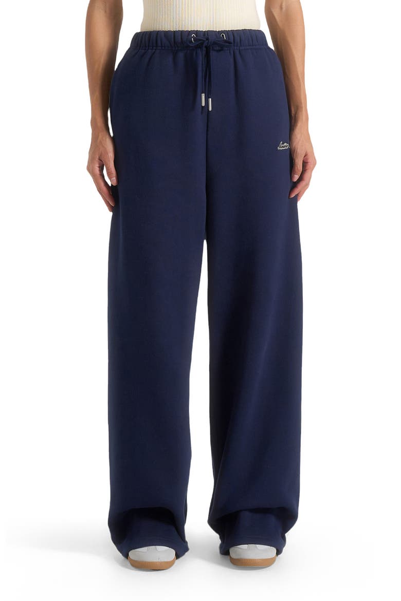 Unisex Signature Wide Leg Sweatpants, Main, color, Navy