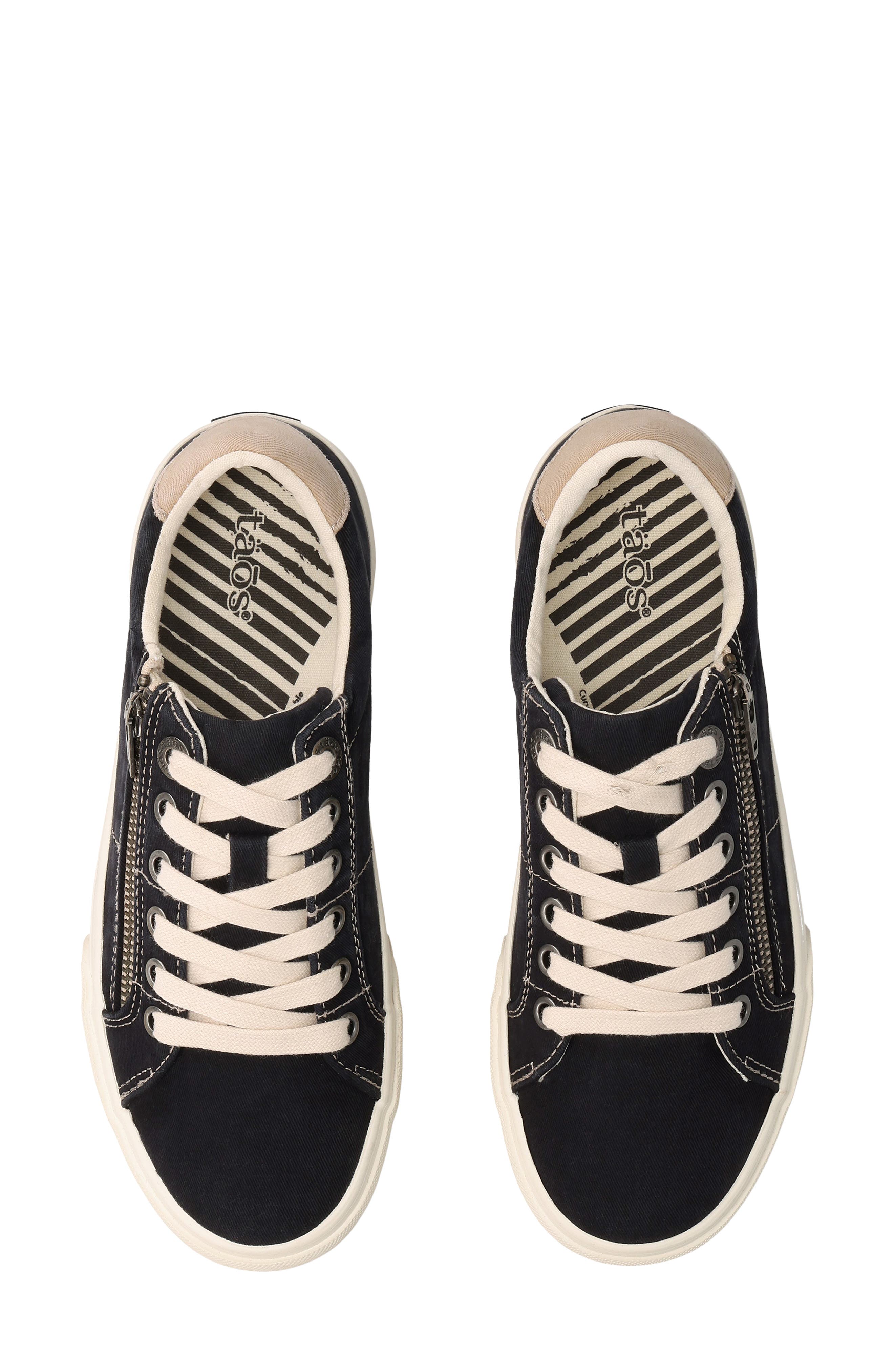 Taos Z-Soul Platform Sneaker, Alternate, color, Black/ Tan Distressed