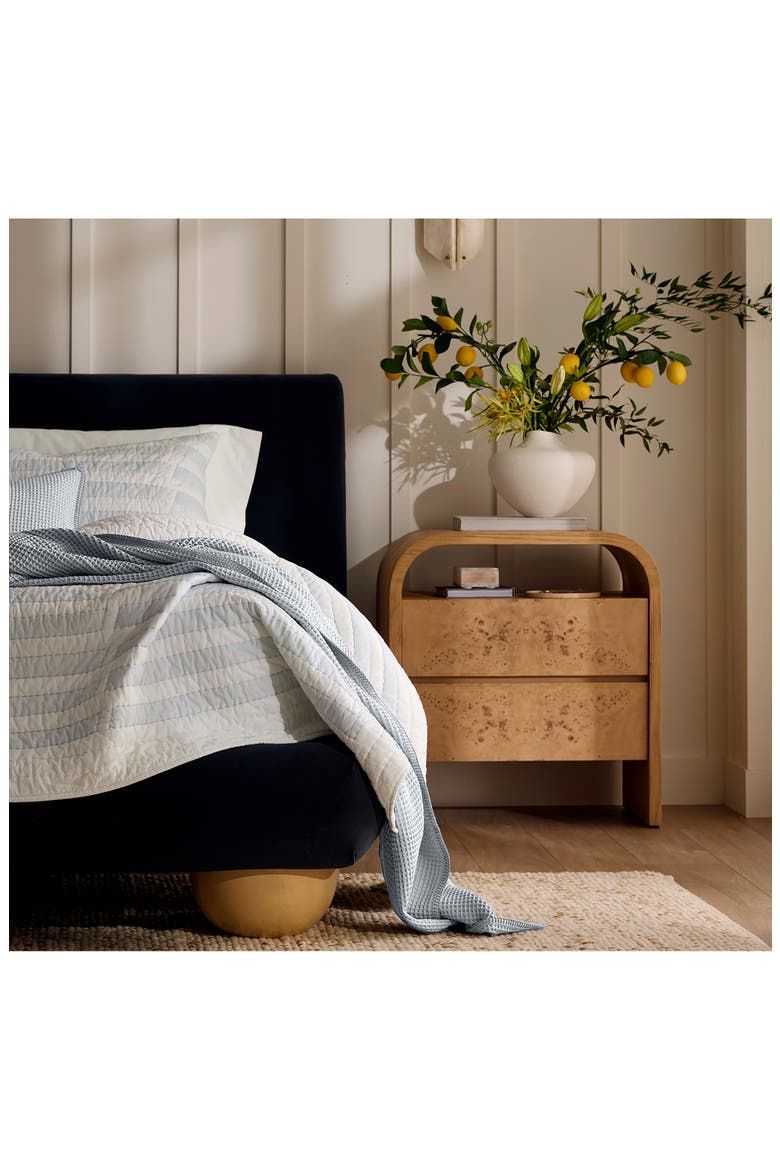 Shoreline Quilt Set, Alternate, color, WHITE/ SEABREEZE
