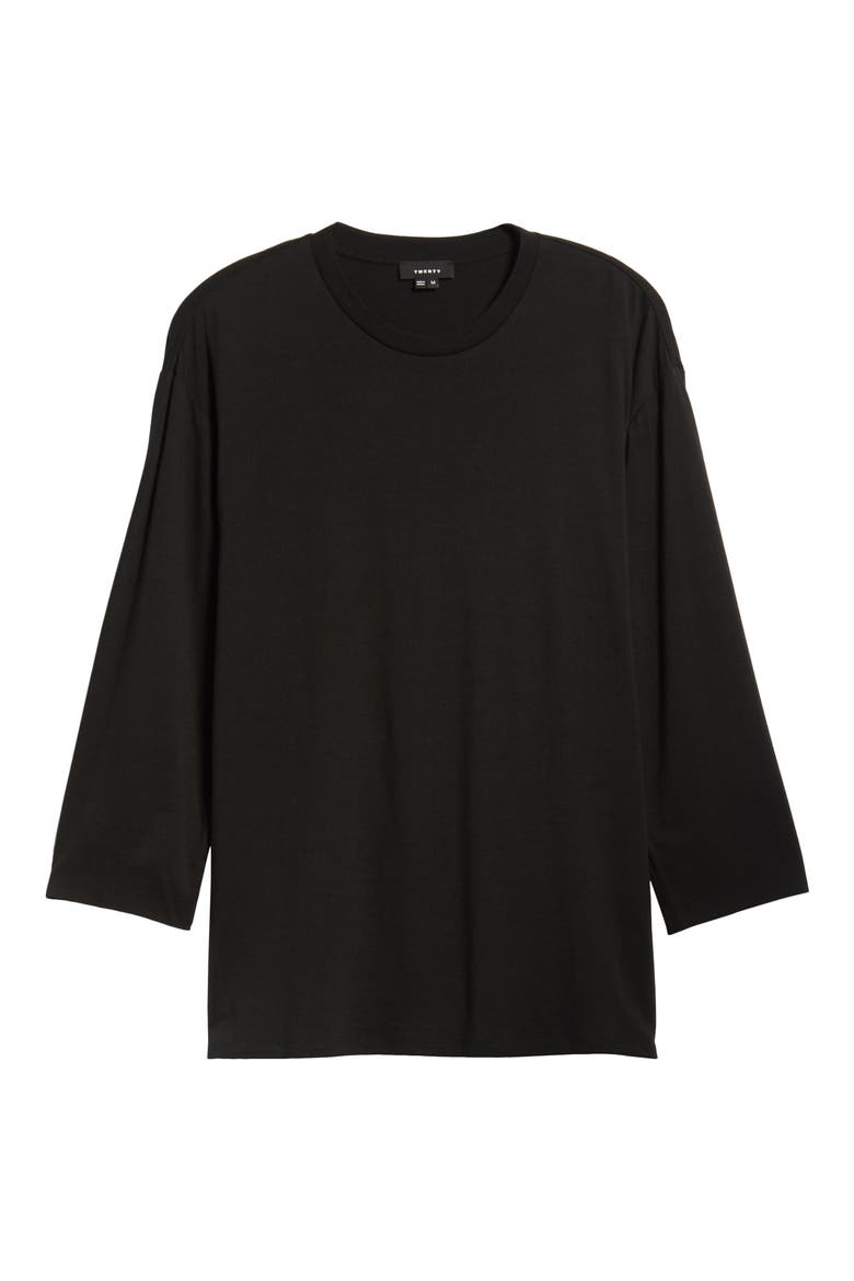Dawson Regular Fit T-Shirt, Alternate, color, JET BLACK