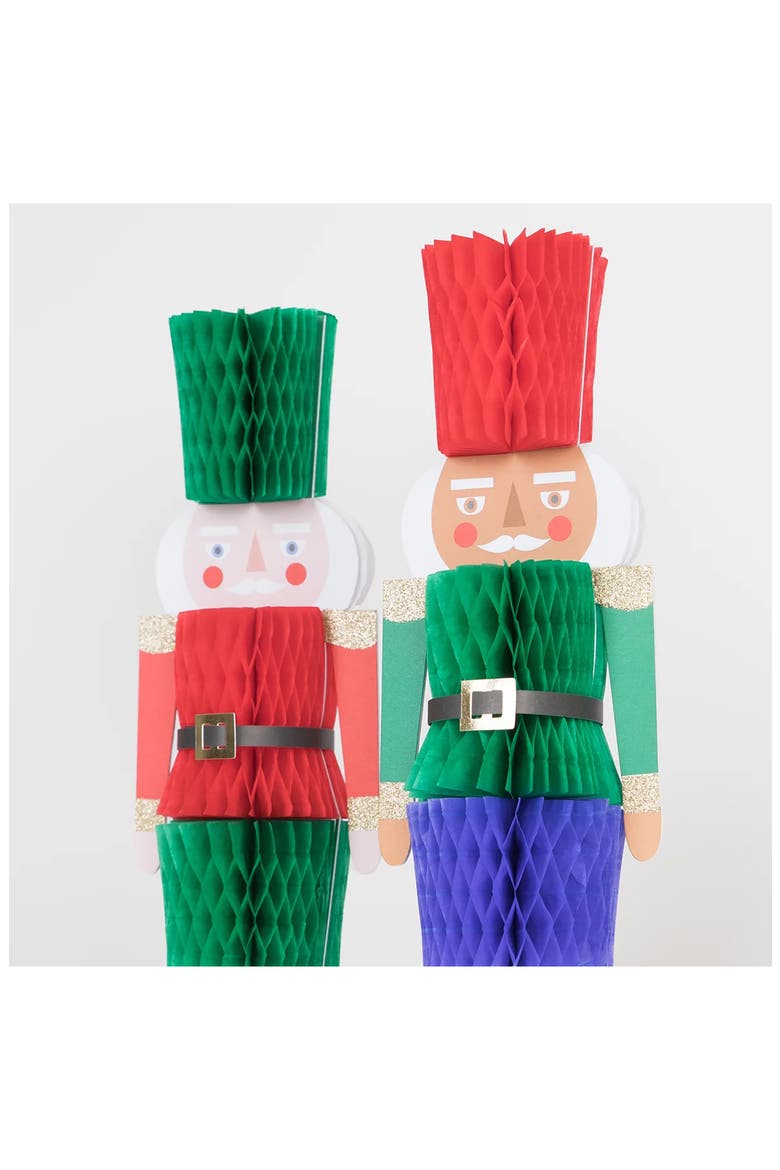 Honeycomb Christmas Nutcracker Decorations, Alternate, color, MULTI COLOR