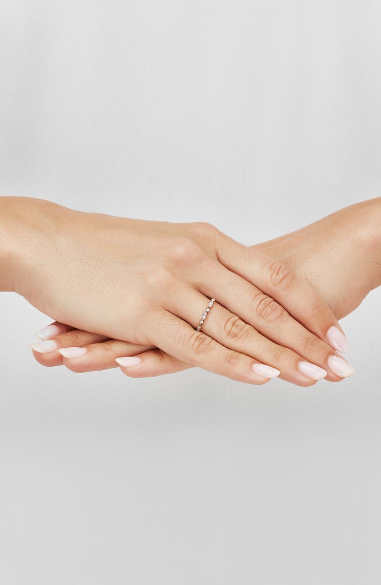 Frankie & Zoe Diamond Band Ring, Alternate, color, Rose Gold