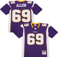 Mitchell & Ness Men's Mitchell & Ness Jared Allen Purple Minnesota Vikings 2011 Legacy Replica Jersey
