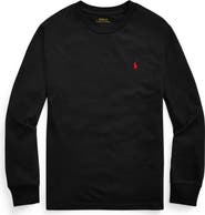 Polo Ralph Lauren Kids' Long Sleeve Cotton Jersey T-Shirt