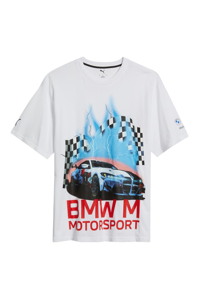 x BMW M Motorsport Vintage Graphic T-Shirt, Alternate, color, PUMA WHITE