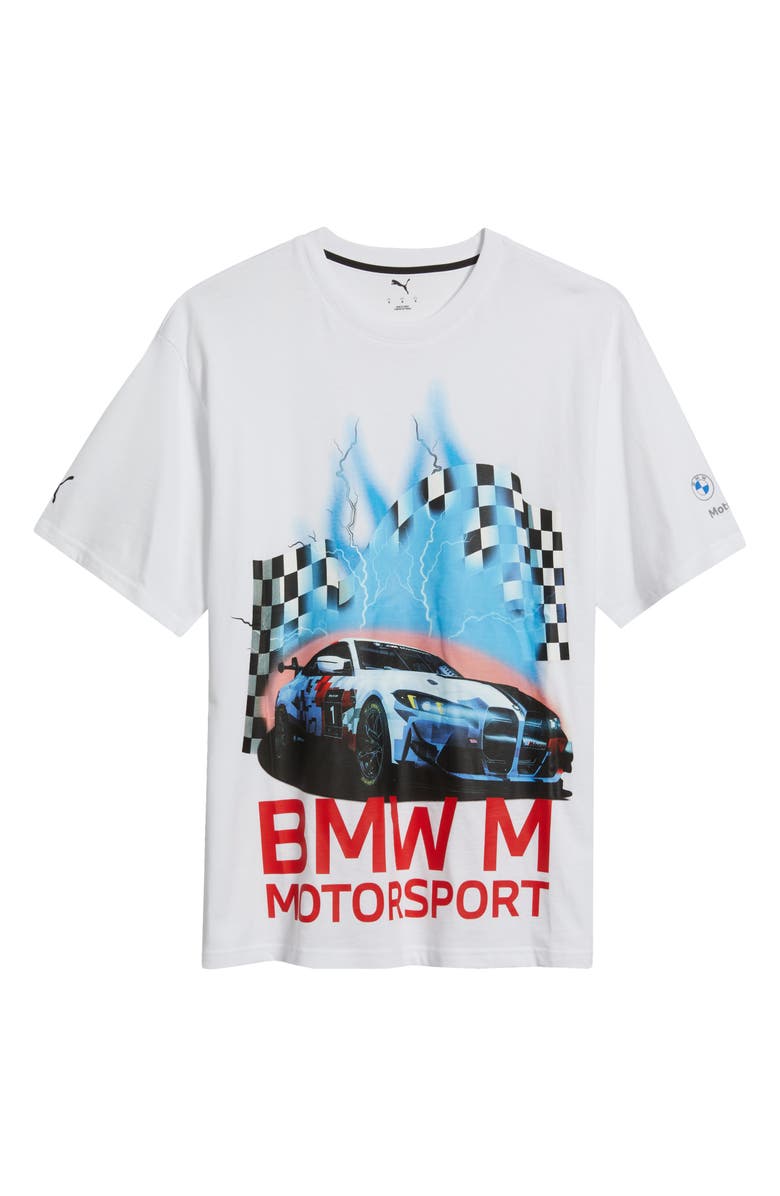 PUMA x BMW M Motorsport Vintage Graphic T-Shirt, Alternate, color, Puma White