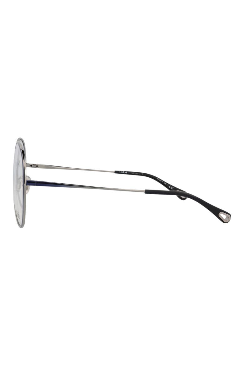 Core 58mm Aviator Optical Glasses, Alternate, color, BLUE BLUE TRANSPARENT