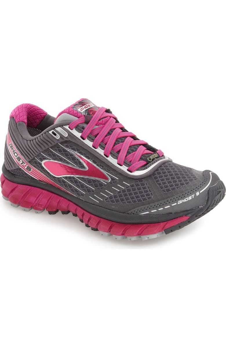 Brooks Ghost 9 Gore-Tex<sup>®</sup> Waterproof Running Shoe, Main, color,