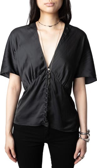 Sleeveless Satin Tops/TODAYFUL12410417 - Select Shop Loozel