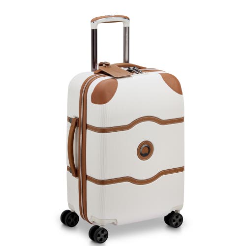 Delsey Paris Chatelet Air 2.0 Carry On 21 Inch Hardside Luggage With Spinner Wheels In Brown