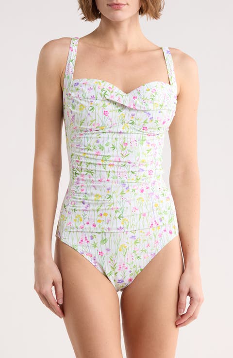 Twist Front One-Piece Swimsuit