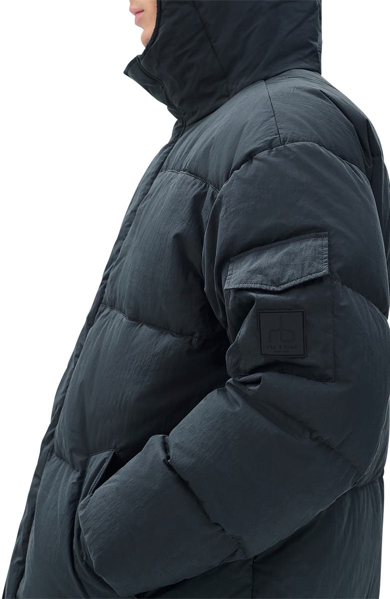 rag
bone Victor Down
Feather Fill Cotton Blend Coat, Alternate, color, Black