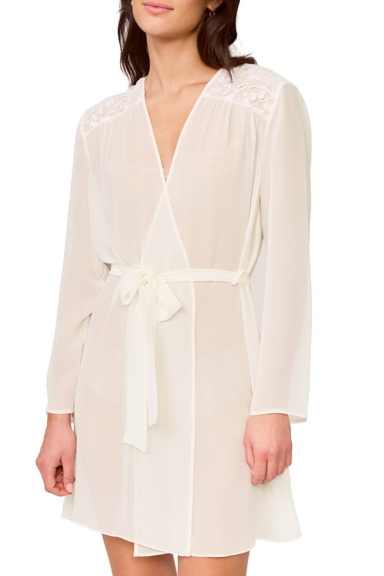 Isles Chiffon Robe, Main, color, IVORY