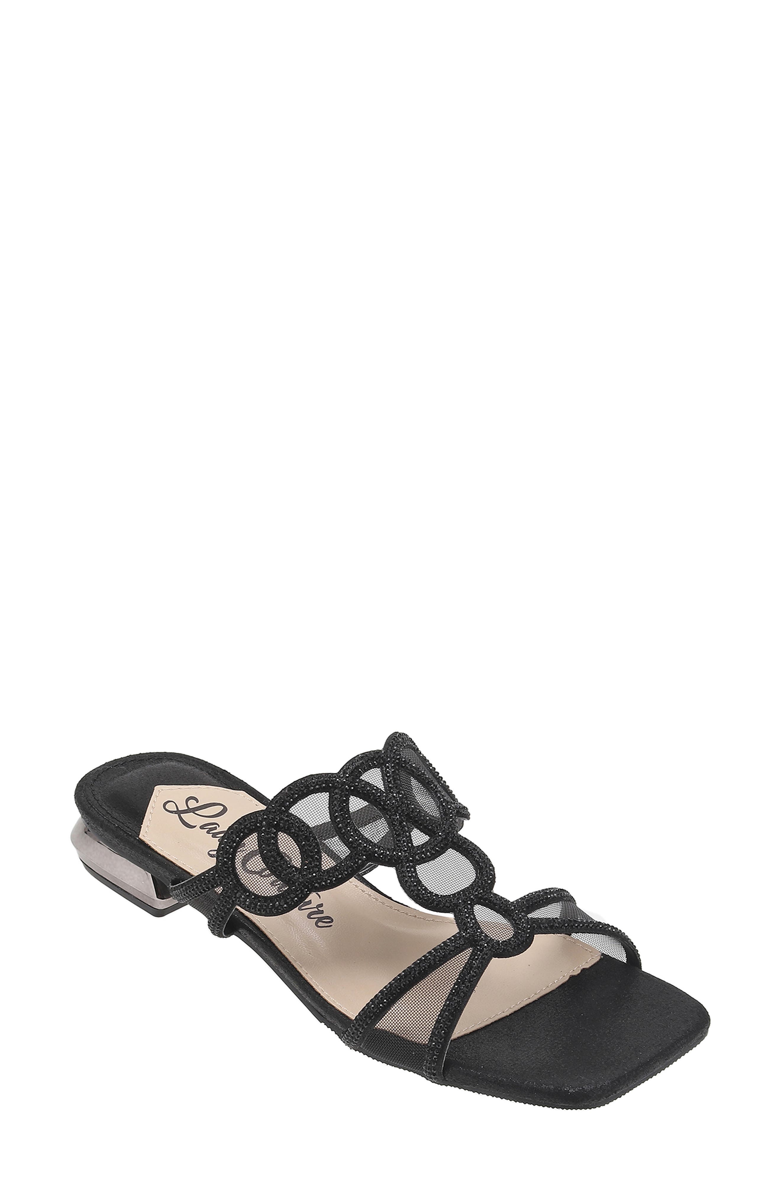 LADY COUTURE Fab Rhinestone Slide Flat