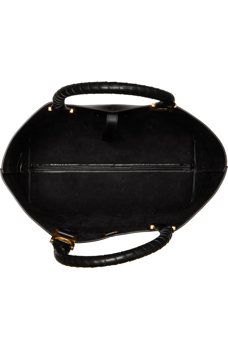 Chloé Small Marcie Grained Leather Tote, Alternate, color,