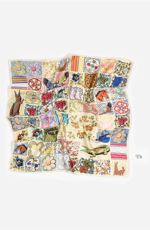 Bimba Y Lola Mosaic Scarf Charm In Multi