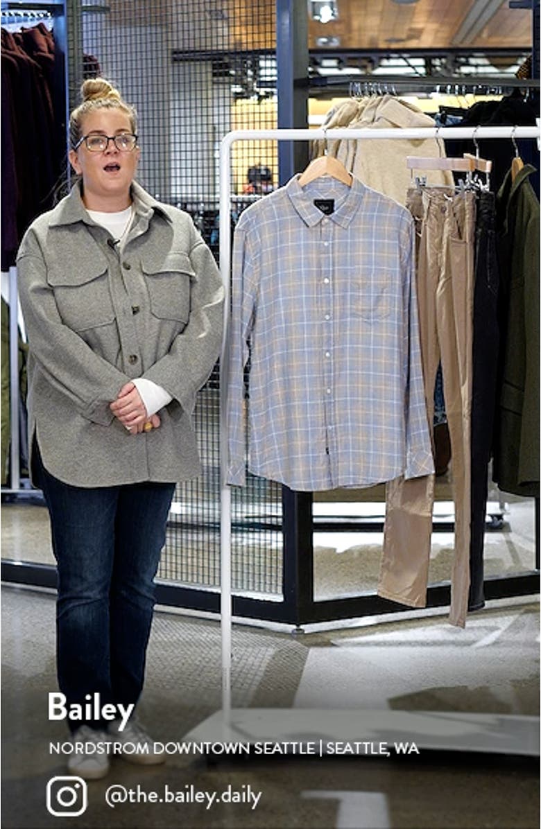 Wyatt Plaid Cotton Button-Up Shirt, sales video thumbnail