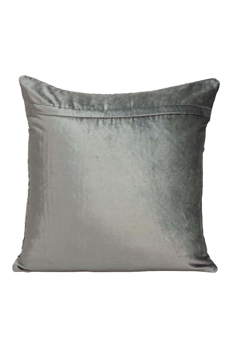 Eris Square Throw Pillow, Alternate, color, GRAY