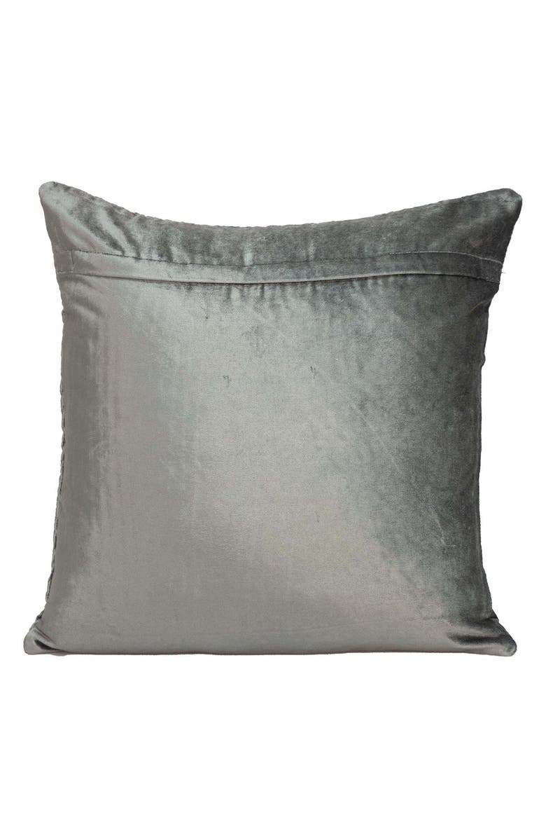 PARKLAND COLLECTION Eris Square Throw Pillow, Alternate, color, Gray