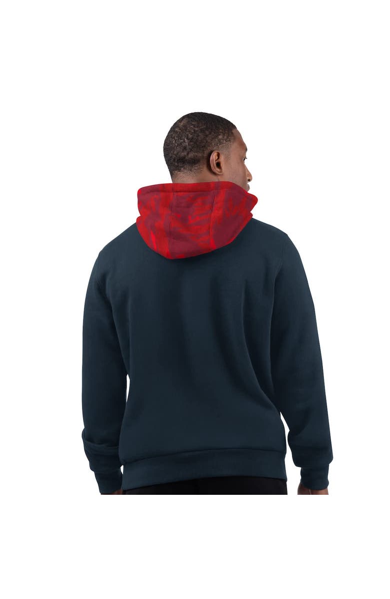 STARTER Men's Starter Navy Houston Texans Thursday Night Gridiron Pullover Hoodie, Alternate, color, Navy