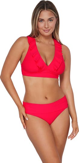 Willa Wireless Bikini Swimsuit Top - D Cup