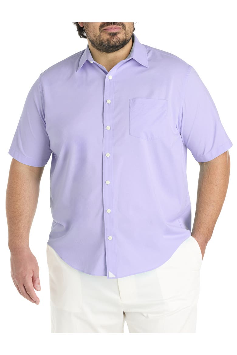 Big & Tall Gironde Sport Shirt, Main, color, LAVENDULA