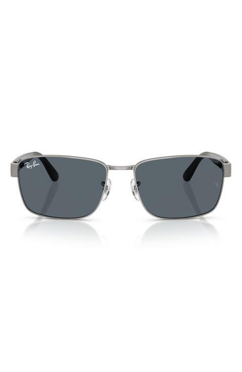 62mm Square Sunglasses