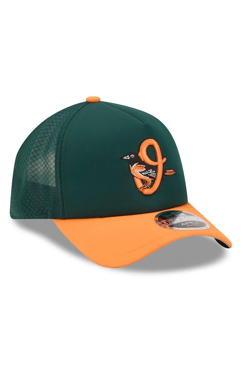 New Era Men's New Era Orange/Dark Green Baltimore Orioles 2026 City Connect Apex 9FORTY Adjustable Hat, Alternate, color, Orange